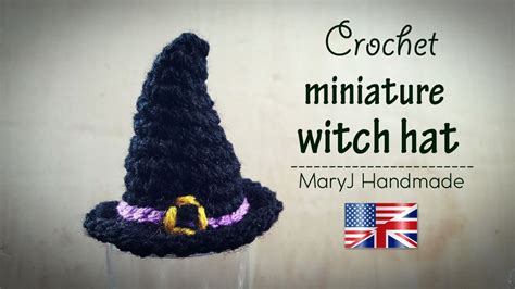 Celebrate Halloween with Handmade Wee Crochet Witch Hat Decorations